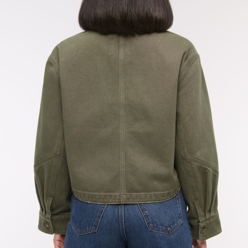 NWT - A&F Twill Barn Jacket - Picture 4 of 9